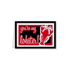 You're my Lobster 3d shadow box Card Cut file