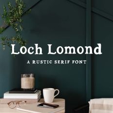 Loch Lomond Rustic Serif Font