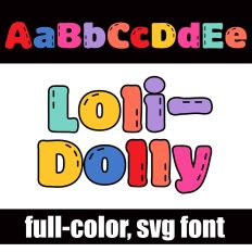 Loli-Dolly Color Font