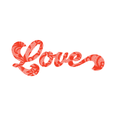 Lace Love Sublimation Designs | Valentine's Day Sublimation Designs