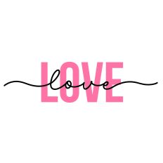 Love Layered Word