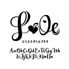 Love Handwritten Font