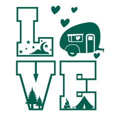 Love Camping SVG Quote