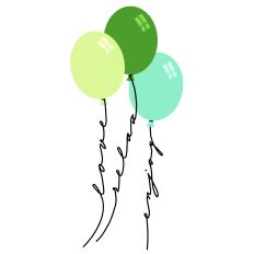 LOVE RELAX ENJOY BALLOON BOUQUET - RABEA BILZ