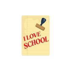 Love School Stamp