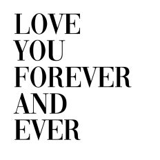 LOVE YOU FOREVER SVG WALL ART