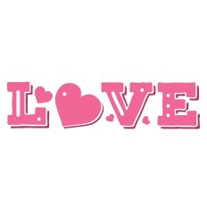 Love Horizontal Design 