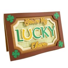 3D Shadowbox Card  - You're My Lucky Charm