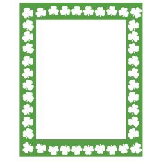 St Patrick's Day Lucky Clover Frame 