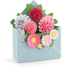 3D Envelope Box Flowers