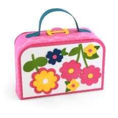 3D Flower Suitcase