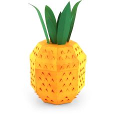 3D Pineapple Box