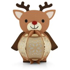 3D Lantern Belly Reindeer
