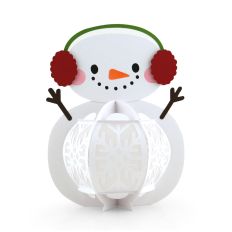 3D Lantern Belly Snowman