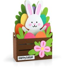 5x7 Box Card Crate Easter Bunny Eggs