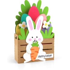 5x7 Box Card Crate Easter Bunny Carrot