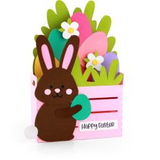 5x7 Box Card Crate Chocolate Easter Bunny