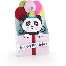 5x7 Box Card Happy Birthday Panda