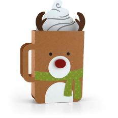 5x7 Box Card Mug Reindeer