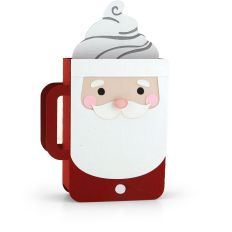 5x7 Box Card Mug Santa