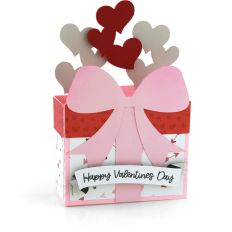 5x7 Box Card Valentine Present Hearts
