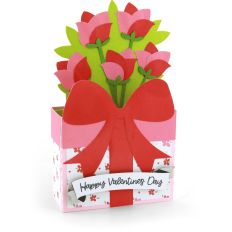 5x7 Box Card Valentine Present Roses