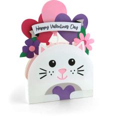 5x7 Box Card Valentine Cat