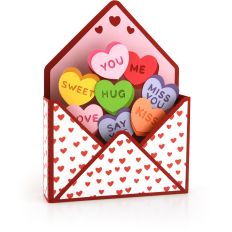 5x7 Envelope Box Card Be Conversation Hearts 