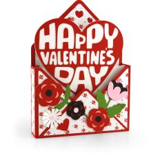 5X7 Envelope Box Card Happy Valentine's Day