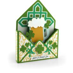 5X7 Envelope Box Card St.Patrick's Day Beer