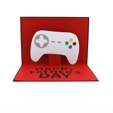 Pop Up Card Father's Day Video Game 