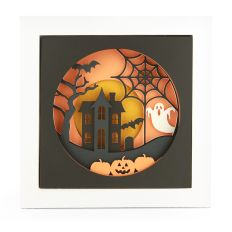 8X8 Shadowbox Halloween