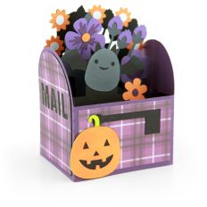 A2 Box Card Halloween Mailbox Bat