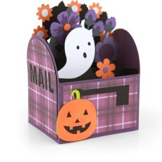 A2 Box Card Halloween Mailbox Ghost