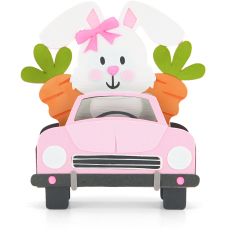 Box Card Easter Bunny Car
