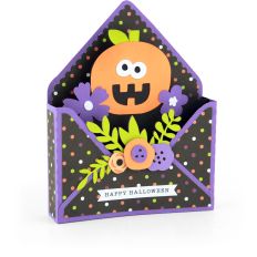 Box Card Halloween Lack O Lantern