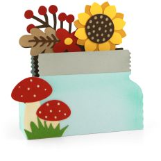 Box Card Fall Jar