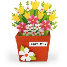 Box Card Spring Flower Pot 2