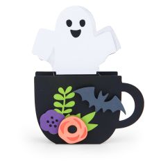 Box Card Teacup Halloween Ghost