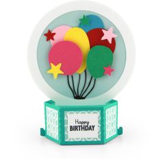 Hexagon Pop Up Card Birthday