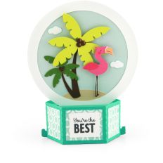 Hexagon Pop Up Card Palm Tree