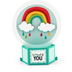 Hexagon Pop Up Card Rainbow