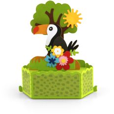 Hexagon Pop Up Card Toucan