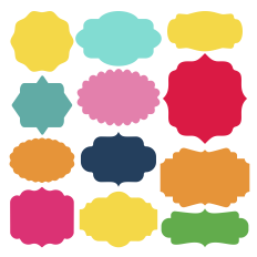 Label Shapes Set 2