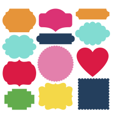 Label Shapes Set 4
