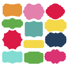 Label Shapes Set 5