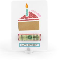 Money Holder Card Birthday Cake