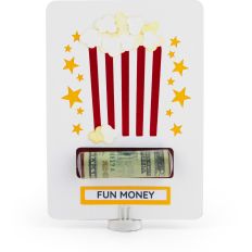 Money Holder Card Popcorn