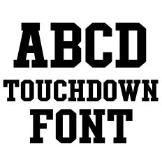 Touchdown Font