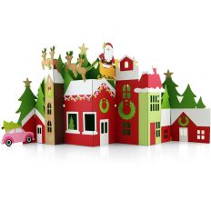 Ultimate XL Fold Flat Christmas Village Scene